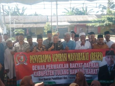 Anggota DPRD Sodri Helmi Gelar Reses di Dua Titik, Serap Aspirasi Warga Tubaba