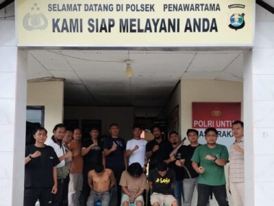 Polisi Tangkap Komplotan Pelaku Curat Buah Sawit Milik PT SIP di Gedung Aji Baru