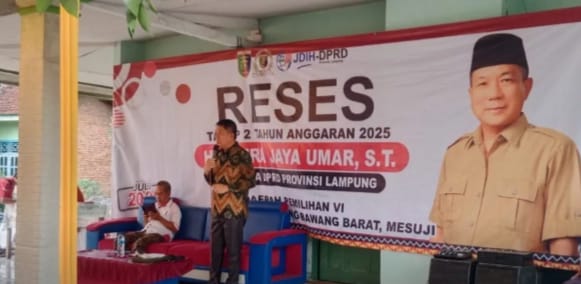 Anggota DPRD Provinsi Lampung H. Putra Jaya Umar Reses di Mulya Asri Tubaba