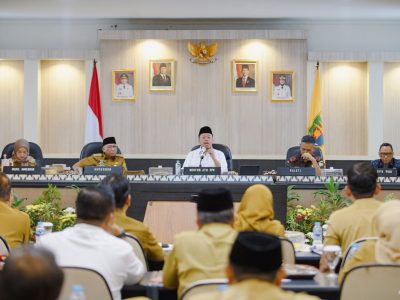 Rakor Pemprov Lampung dengan Menteri ATR/BPN Perkuat Kerja Sama Wujudkan Pengelolaan Tata Ruang dan Pertanahan Yang Lebih Baik