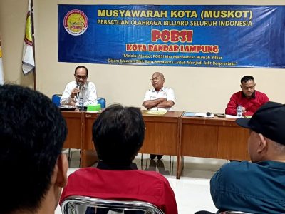 Dinilai Langgar AD/ART, Pengprov POBSI Tidak Akui Muskot POBSI Bandar Lampung