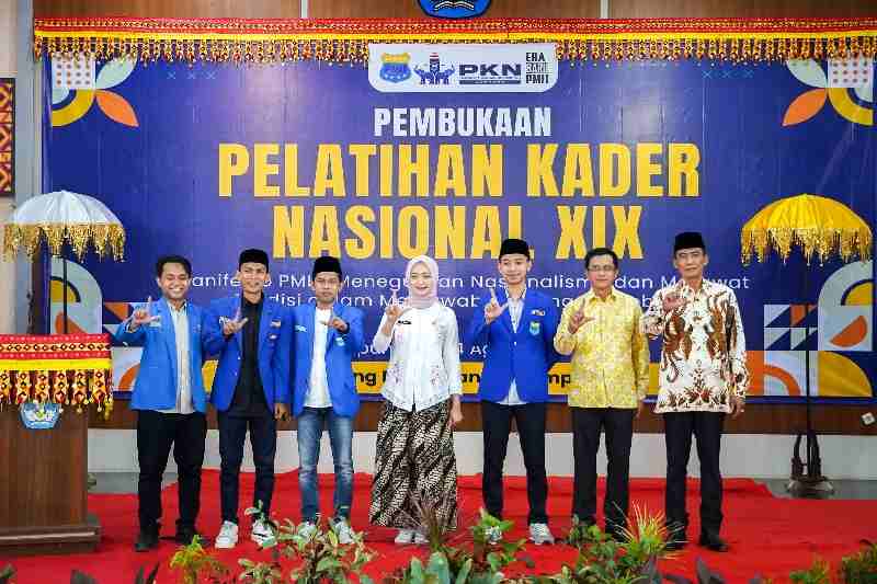 Pelatihan Kader Nasional PMII Digelar di Lampung, Pemprov Lampung Dukung Upaya Peningkatan SDM Berkualitas