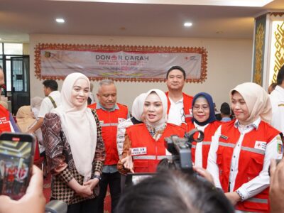 Ratusan ASN Pemprov Lampung Donorkan Darah Untuk Sesama di Momen Kemerdekaan