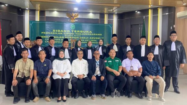 14 Advokat Persadin Lampung Resmi Diambil Sumpah di Pengadilan Tinggi Tanjung Karang