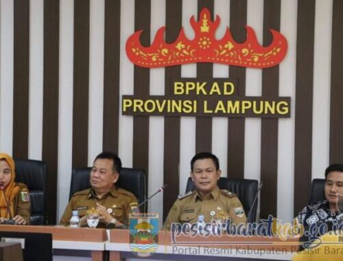 Pj. Sekda Pesibar Hadiri Evaluasi Ranperda dan Ranperbup APBD Perubahan 2025 di Provinsi Lampung