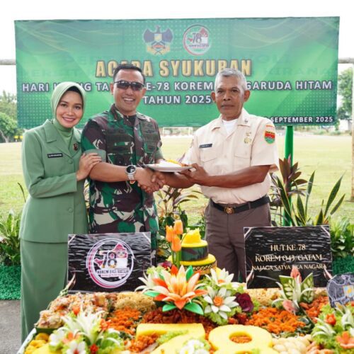 Danrem 043/Gatam Pimpin Syukuran HUT ke-78 dengan Penuh Kebersamaan