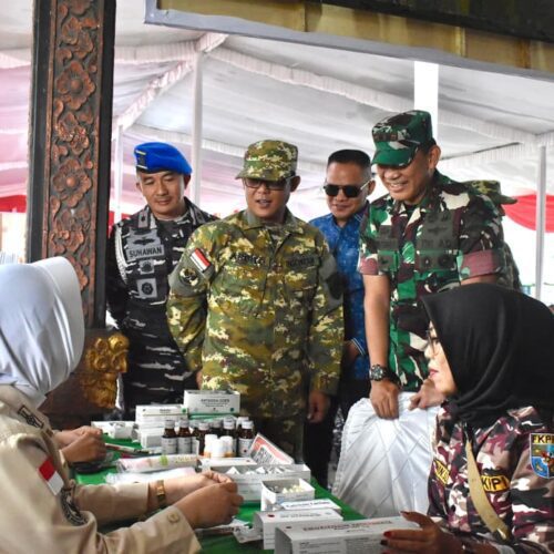 Pangdam XXI/RI Hadiri Baksos HUT ke-80 TNI di Kota Metro
