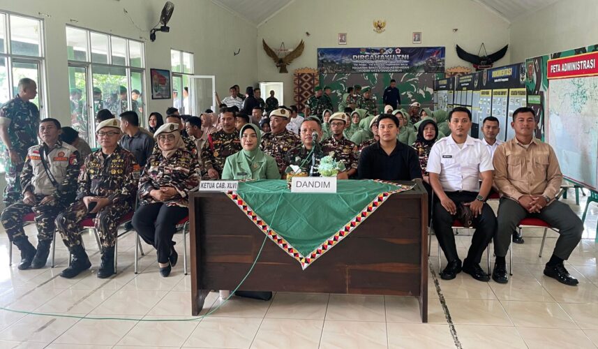 Kodim 0424/Tanggamus Gelar Bakti Sosial Kesehatan Sambut HUT TNI ke-80