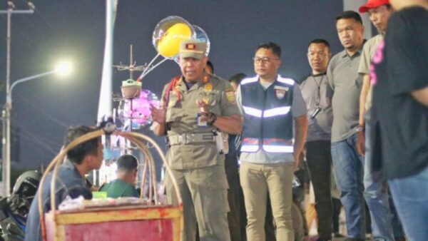 Pemprov Lampung Tertibkan Pedagang di Kawasan Masjid Raya Al Bakrie