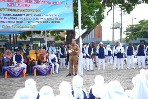 Walikota Apresiasi Warung Merah Putih dan Pelestarian Musik Tradisional PWRI Metro
