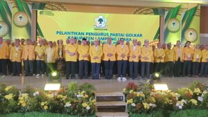 Musda XI Golkar Lampura Aklamasi Arnando Ferdiansyah, Bidik 8 Kursi DPRD di 2029