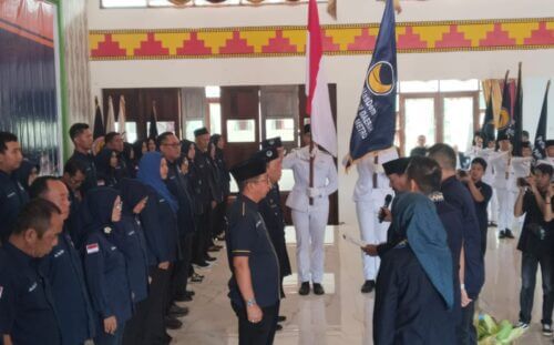 Abdulhak Dikukuhkan Pimpin Dewan Pimpinan Daerah Partai Nasional Demokrat Kota Metro 2025–2030