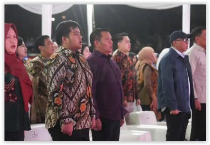 Anggota DPRD Lampung Rahmat Visa Hadiri Pentas Seni Hari Juang TNI AD di Lapangan Saburai Bandar Lampung