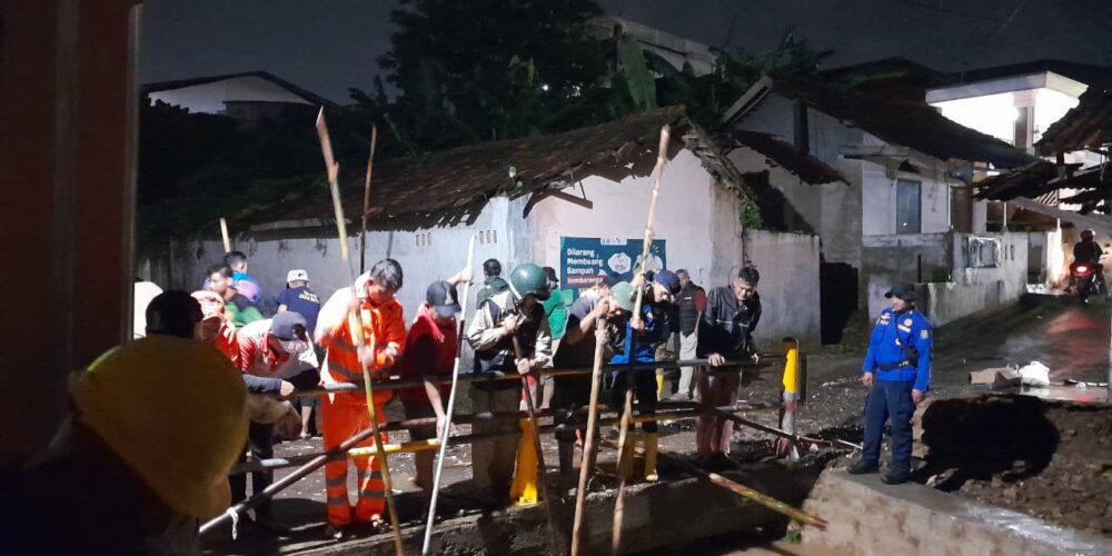 Satgas Gabungan Bandar Lampung Gerak Cepat Tangani Dampak Hujan Lebat di Sejumlah Wilayah