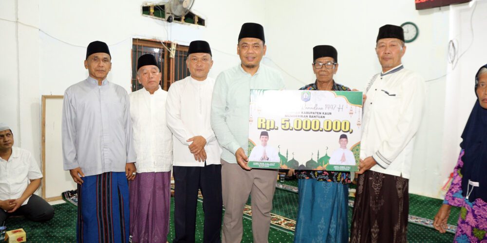 Safari Ramadan 1447 H di Talang Jawi I, Sekda Kaur Paparkan Capaian 1 Tahun Gusril–Hamid