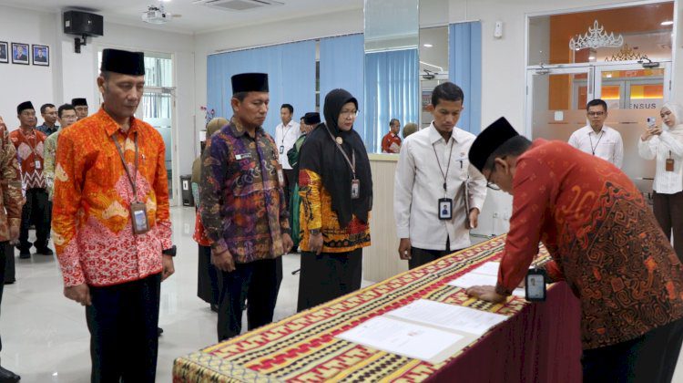 Erika Santi Resmi Dilantik Jadi Kepala BPS Way Kanan, Siap Kawal Sensus Ekonomi 2026