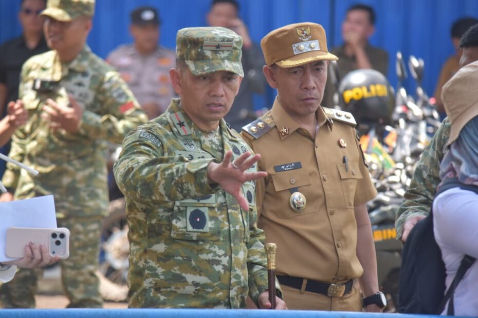 Kunker Pangdam XXI/Radin Inten ke Way Rarem, Dorong Ketahanan Pangan dan Rencana Brigif TP di Lampung Utara