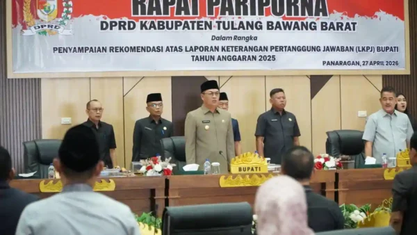 DPRD Tubaba Sampaikan Rekomendasi LKPJ 2025, Bupati Novriwan Tekankan Sinergi untuk Tubaba Maju