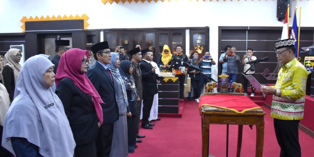 Ini Nama-Nama 43 Pejabat Yang Dilantik Walikota Metro