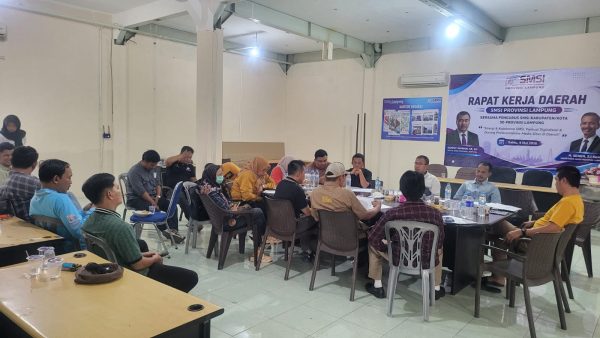 Rakor Penguatan Organisasi SMSI Lampung, Doni Irawan Tegaskan Integritas dan Tanggung Jawab Pengurus