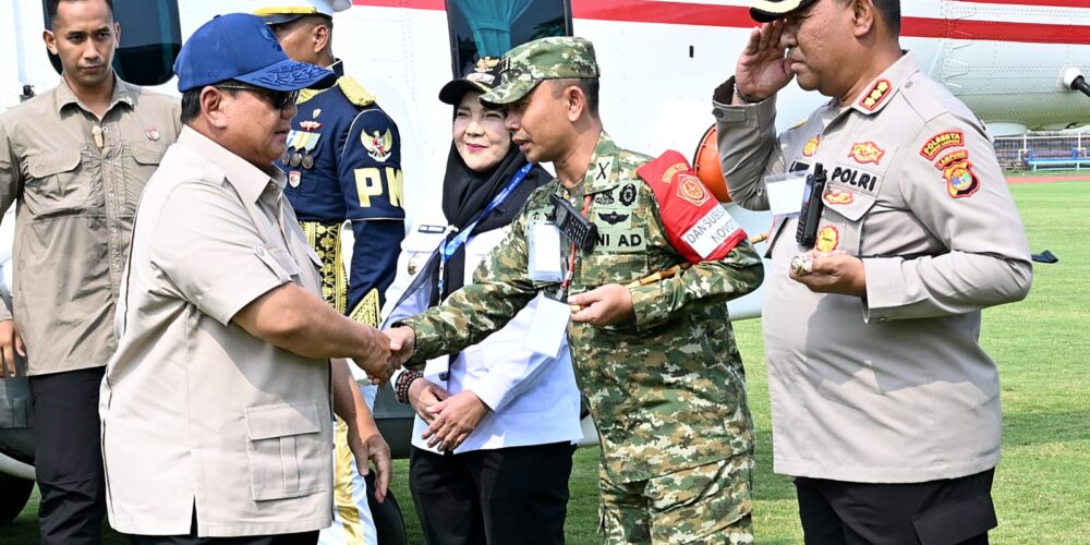 Dandim 0410/KBL Kolonel Roni Hermawan Sukses Kawal Kunjungan Presiden Prabowo di Lampung, Pengamanan Berjalan Tanpa Hambatan