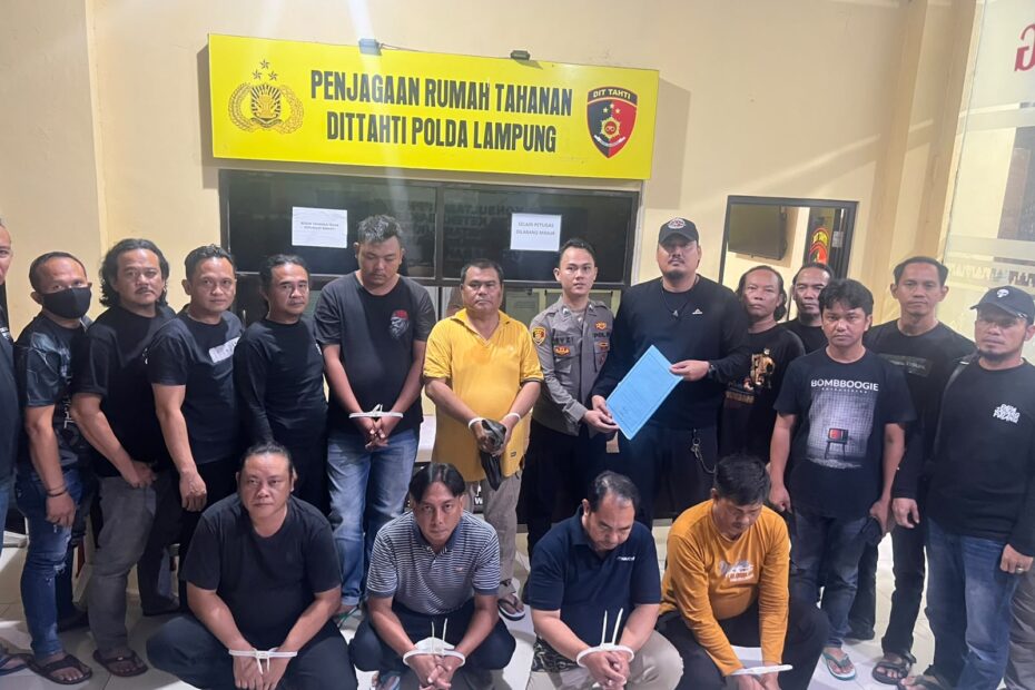 Diduga Ada Mantan AKBP, Polda Lampung Tangkap 8 Debt Collector Usai Paksa Warga Serahkan Pajero Sport