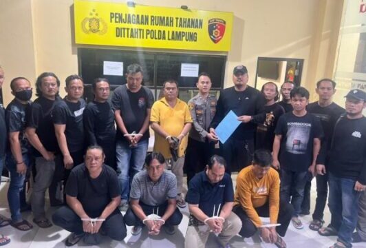 Diduga Ada Mantan AKBP, Polda Lampung Tangkap 8 Debt Collector Usai Paksa Warga Serahkan Pajero Sport