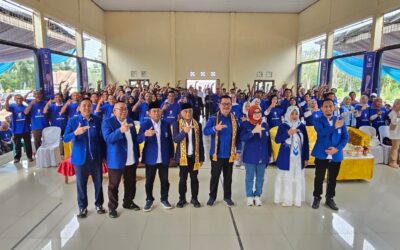 227 Pengurus Ranting dan 500 Relawan PAN Way Kanan Dilantik, Resmen Kadapi Targetkan PAN Jadi Partai Pemenang