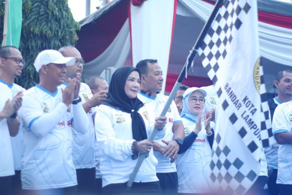 Semarak HUT ke-344 Kota Bandar Lampung, Seribuan Warga Meriahkan Bandar Lampung Color Run 2026
